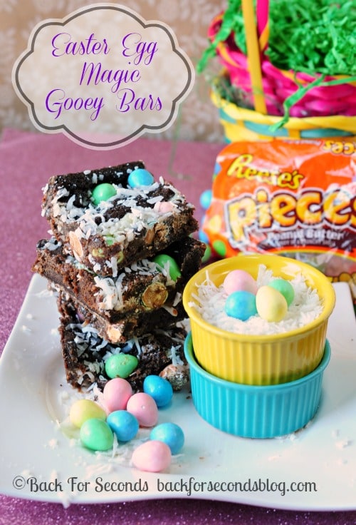 Easter Egg Magic Gooey Bars - Back For Seconds