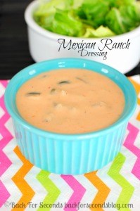 Easy Mexican Ranch Salad Dressing