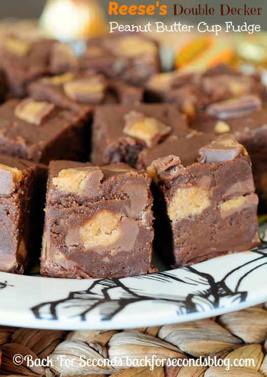 easy reese’s peanut butter cup fudge
