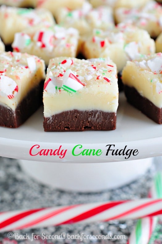 candy cane fudge