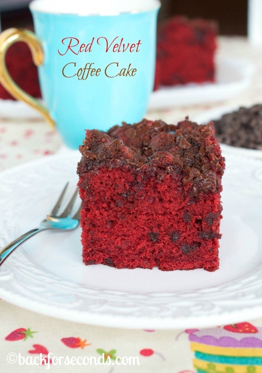 red velvet coffee cake