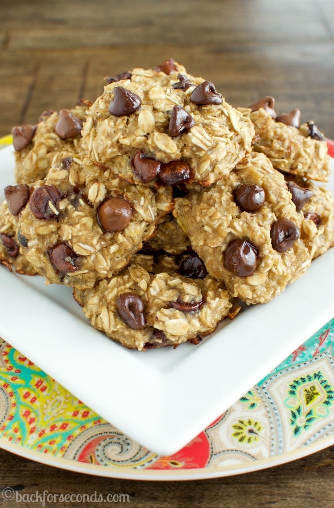 Healthy Chocolate Chip Breakfast Cookies - Back for Seconds