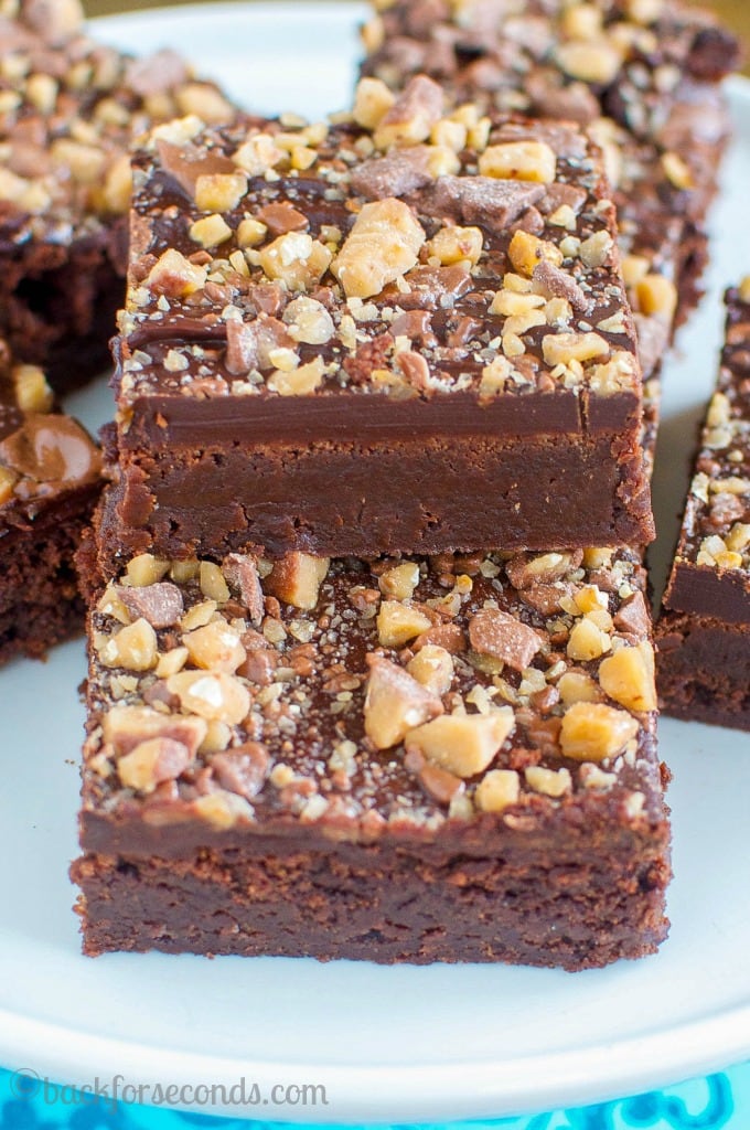 Toffee Fudge Brownies