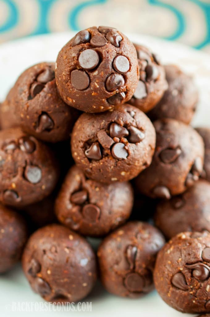 Healthy Brownie Bites - Back for Seconds