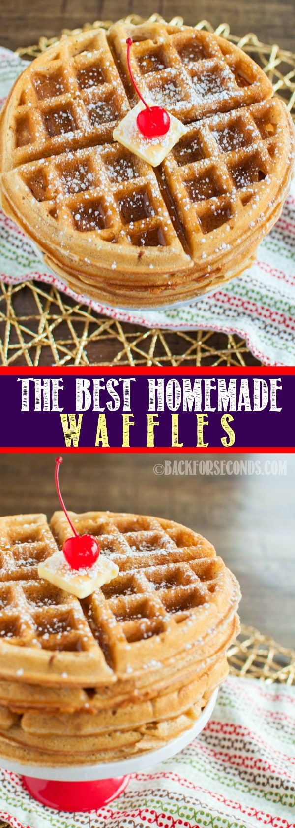 The BEST Homemade Waffles Back for Seconds