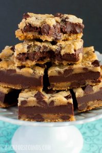 Fudge Stuffed Chocolate Chip Cookie Bars Fudge Stuffed Chocolate Chip Cookie Bars