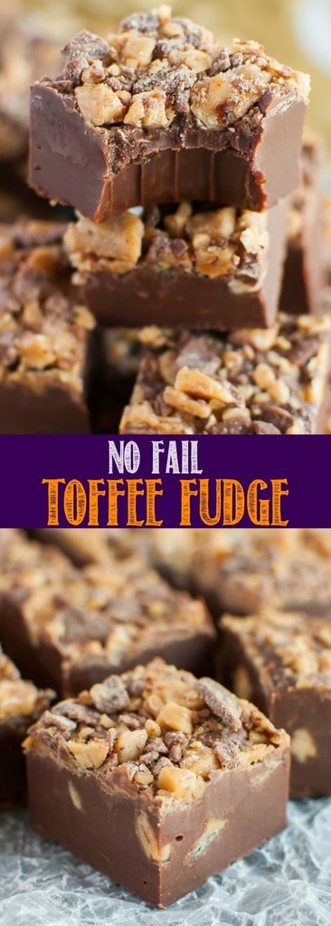 Easy No Fail Chocolate Toffee Fudge Back For Seconds 