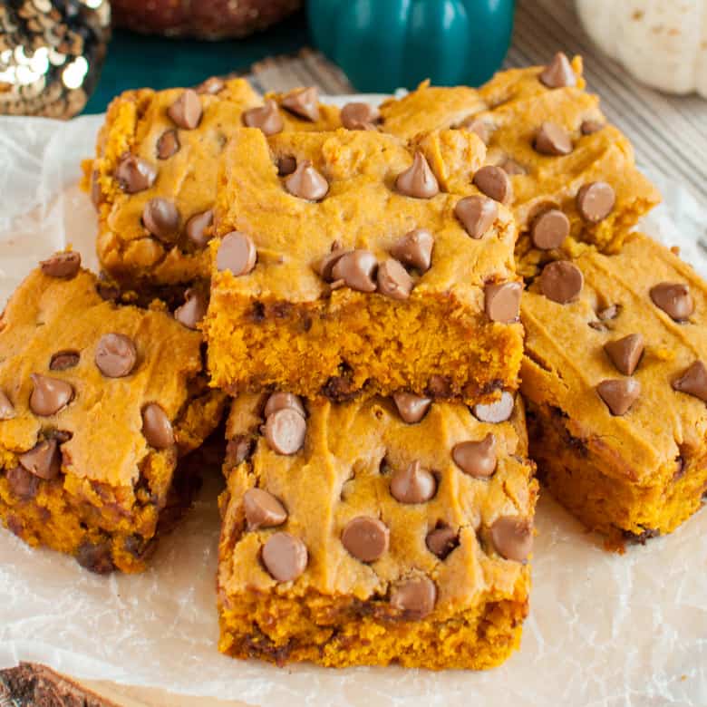 Pumpkin Chocolate Chip Bars - Back for Seconds